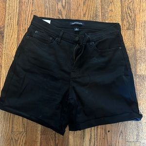 Womens Calvin Klein black jean shirt size 10